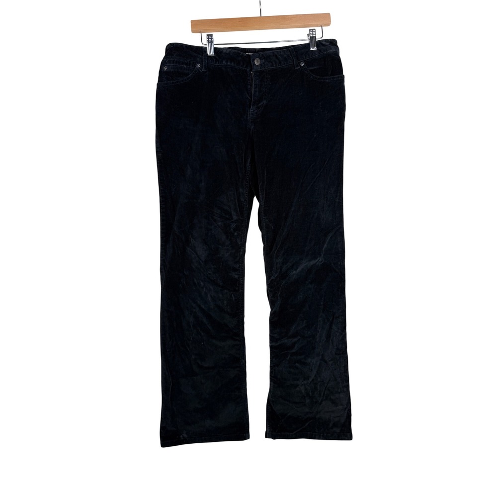 J. Jill Women's Corduroy Bootcut High Rise Pants size 12 Black